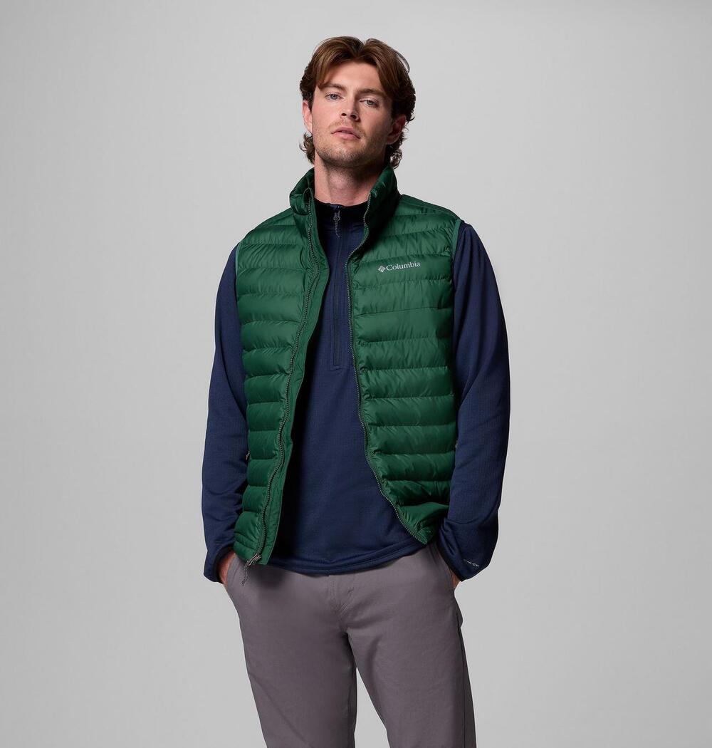 Columbia NWOT Men's Hunter Green Powder Lite II Thermal Omni-Heat Vest Small